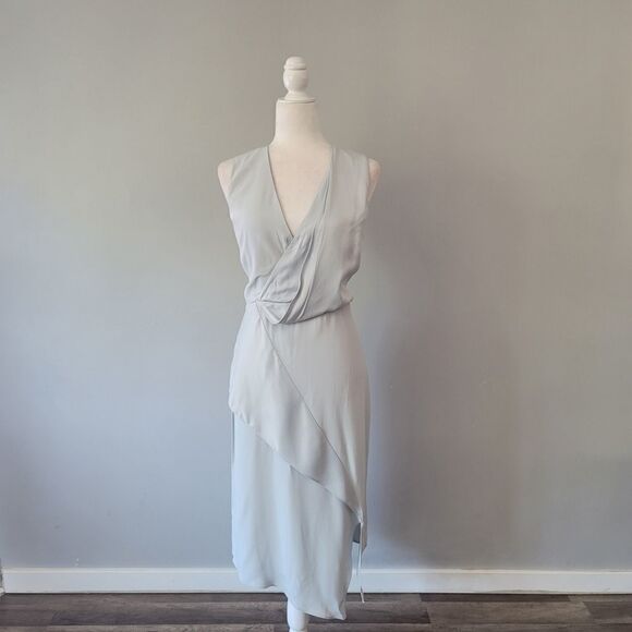 Top shop drape front midi dress - Picture 8 of 16